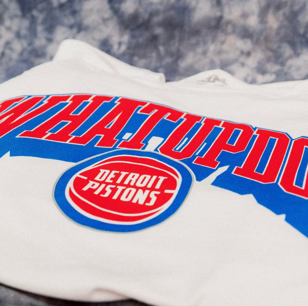 Long Sleeve Steve Detroit Pistons Whatupdoe T- Shirt