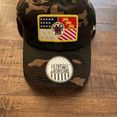 CAMO DETROIT FLAG DAD HAT